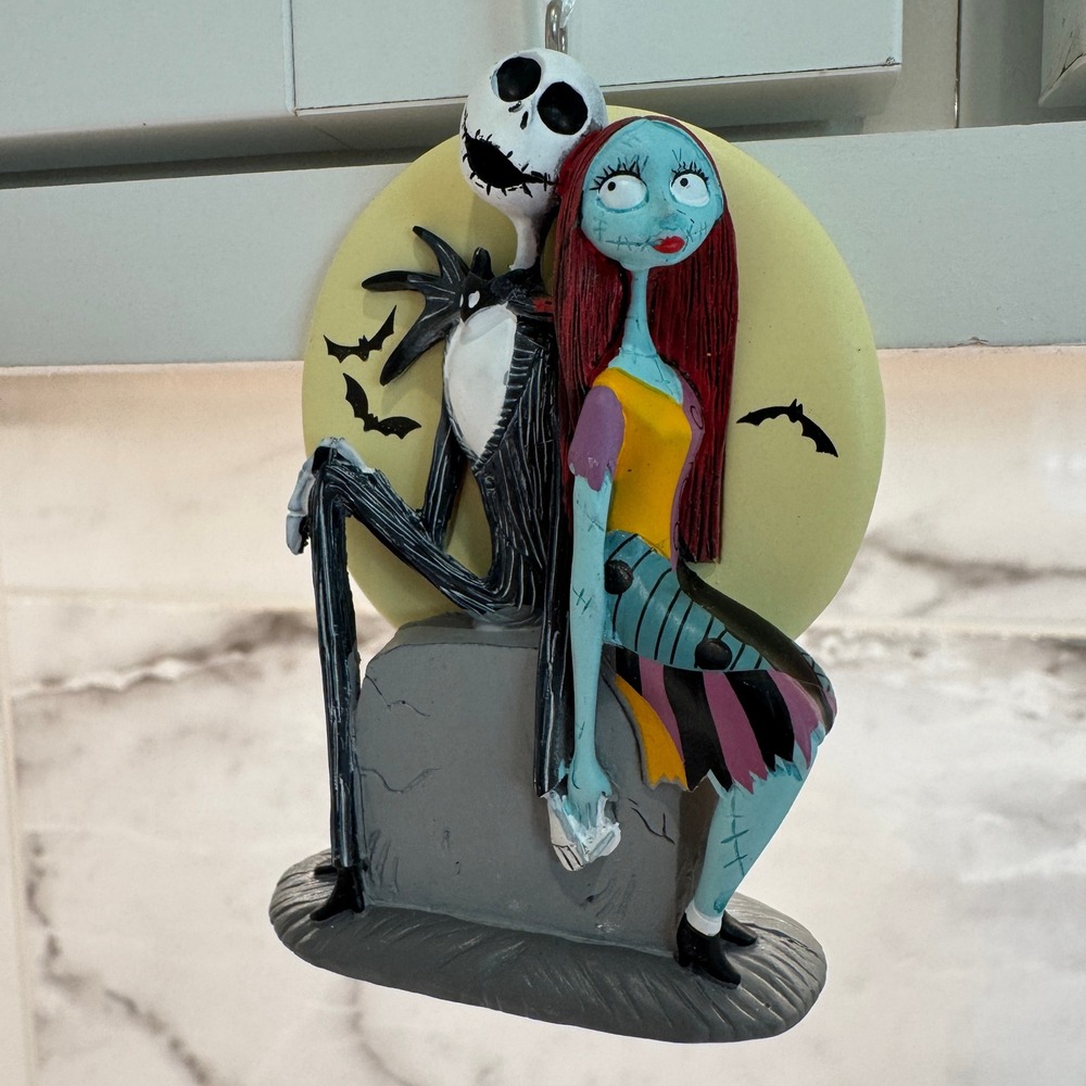Hallmark Disney Nightmare Before Christmas Jack Skellington Sally Ornament 2022 - Picture 2 of 7